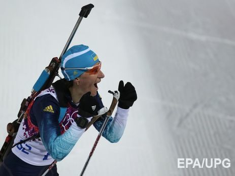 Украинская биатлонистка Вита Семеренко завоевала бронзу в гонке преследования на этапе Кубка мира в Германии