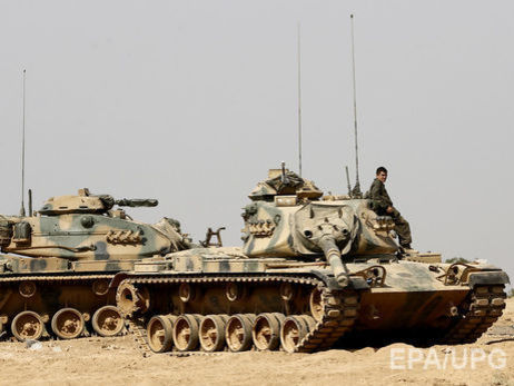 Турция стянула танки к границе с Сирией для возможной операции против курдов
