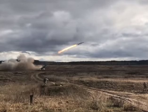 Испытания первой украинской крылатой ракеты. Видео