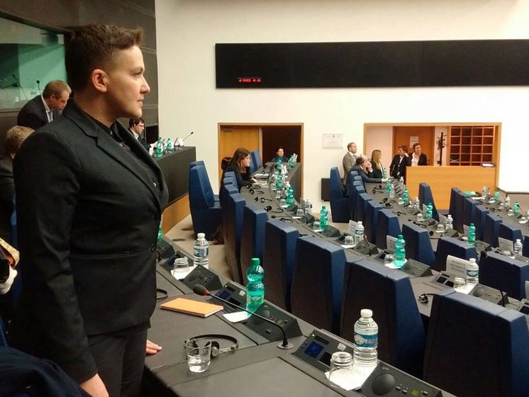 Савченко обнародовала фото из Страсбурга