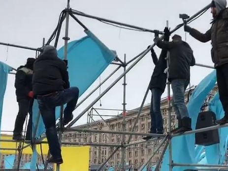 В Киеве за погром конструкций на Майдане задержали четырех человек &ndash; полиция