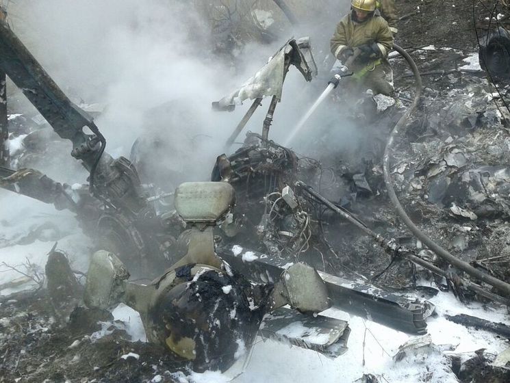 В центре Хабаровска разбился вертолет, шестеро погибших