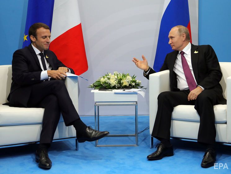 Встреча Путина и Макрона состоится 24 мая в Санкт-Петербурге