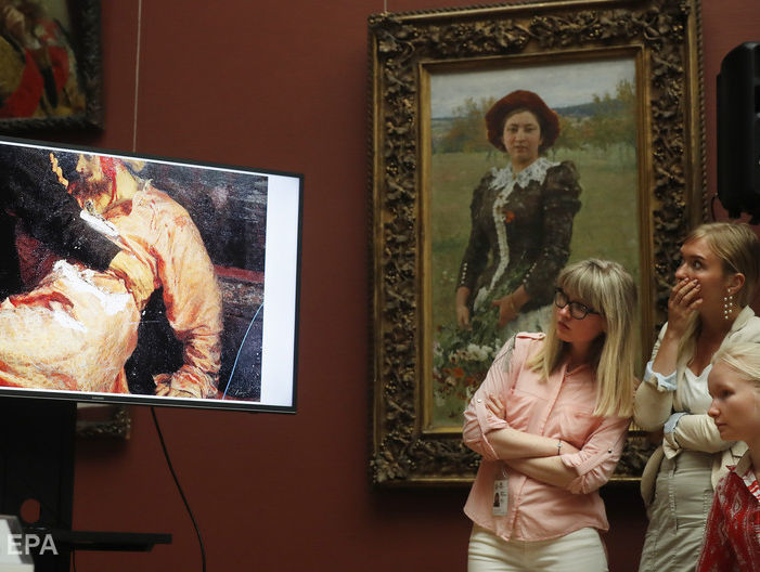 После реставрации картина Репина "Иван Грозный убивает своего сына" будет выставляться в бронированном кейсе &ndash; директор галереи