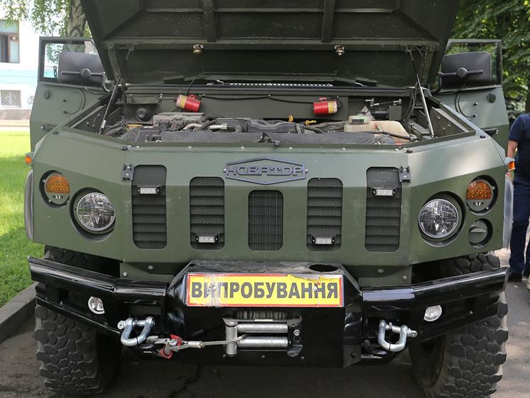 ﻿Українська армія може взяти на озброєння бронеавтомобіль "Новатор"