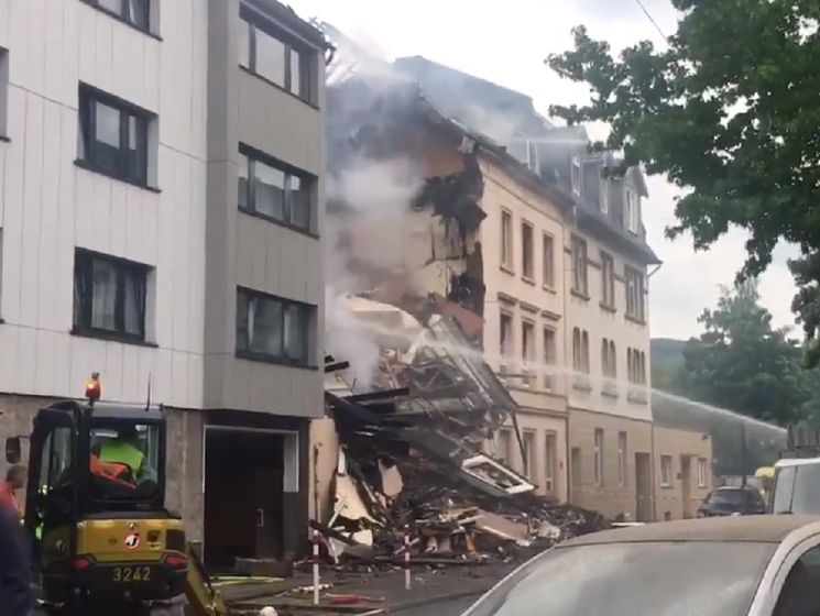 ﻿У Німеччині вибухнув житловий будинок, є постраждалі