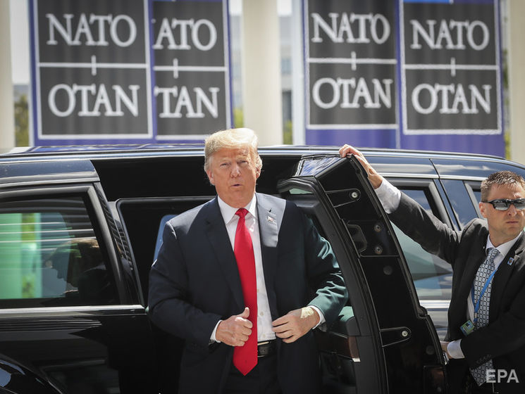 ﻿Трамп заявив, що країни НАТО мають витрачати на оборону 2% ВВП "негайно"