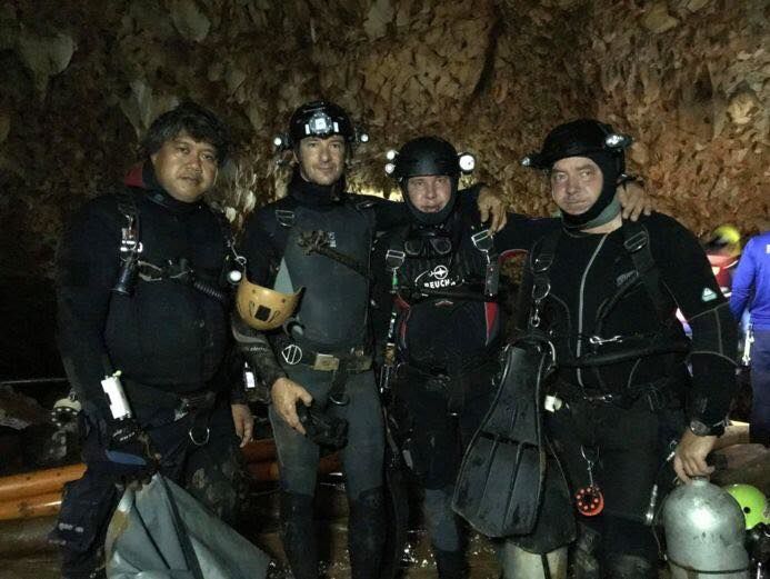﻿В операції з порятунку дітей із печери в Таїланді брало участь троє українців