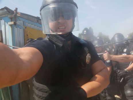 ﻿Речниця поліції про інцидент із фотокореспондентом Лукацьким у Києві: Ніхто не використовував сльозогінний газ