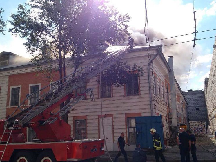 Полиция открыла уголовное производство по факту пожара в харьковском вузе