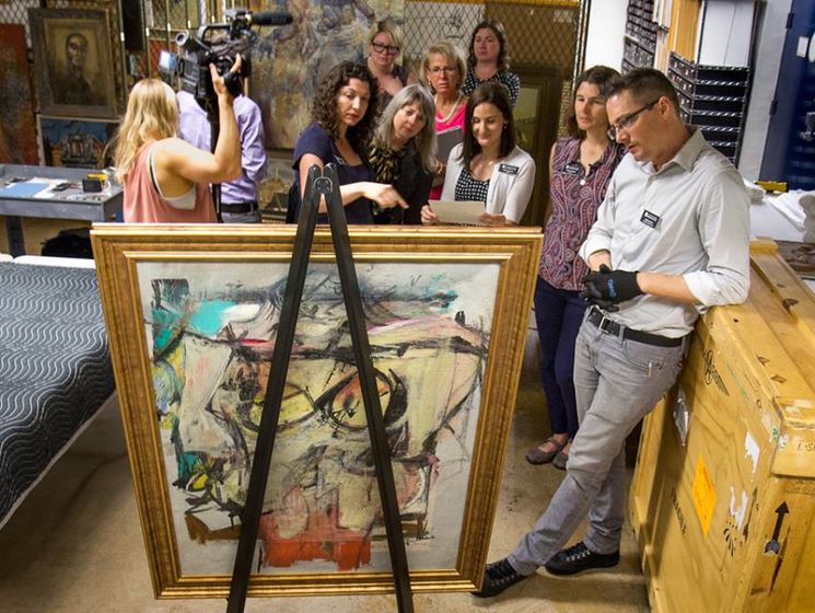 ﻿Украдену понад 30 років тому картину Кунінга виявили у спальні американського подружжя