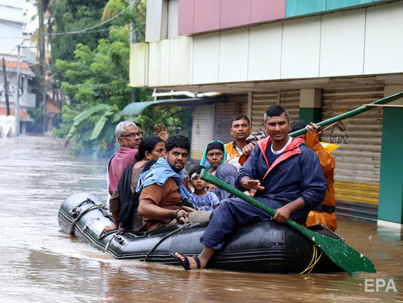 В индийском штате Керала в результате наводнения погибли как минимум 167 человек