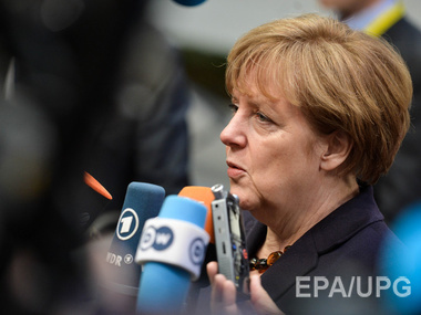 Меркель пообщалась с журналистами после окончания первого дня саммита Евросоюза