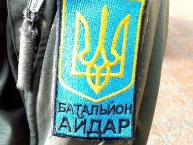 В Киеве бойцы "Айдара" перекрыли Воздухофлотский проспект, требуя не расформировывать батальон