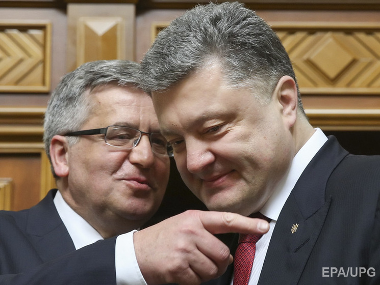 Коморовский: Украина вошла в фазу реализации, а не только декларирования реформ