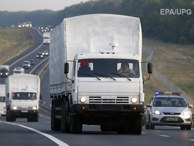 Госпогранслужба: В очередном российском "гумконвое" украинские пограничники обнаружили военные каски