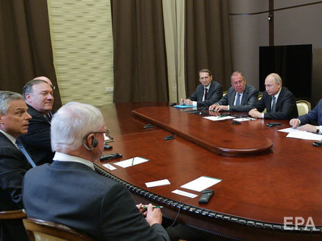﻿Помічник президента РФ заявив, що Путін і Помпео українського питання не обговорювали