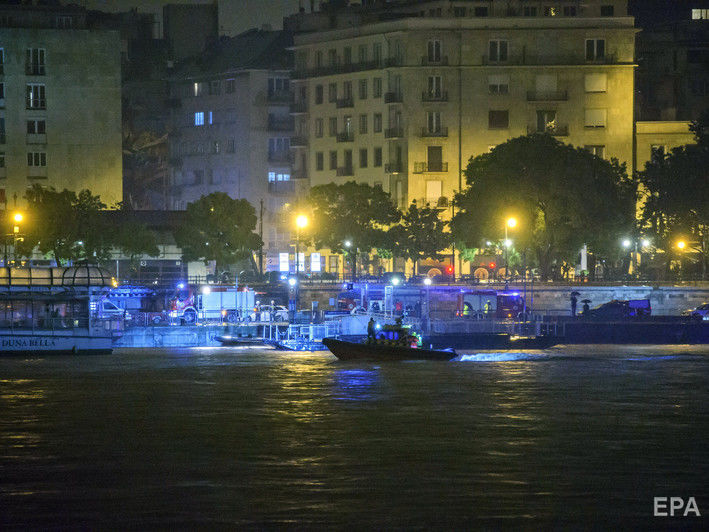 В Будапеште затонуло прогулочное судно, семеро погибших, около 20 пропавших без вести