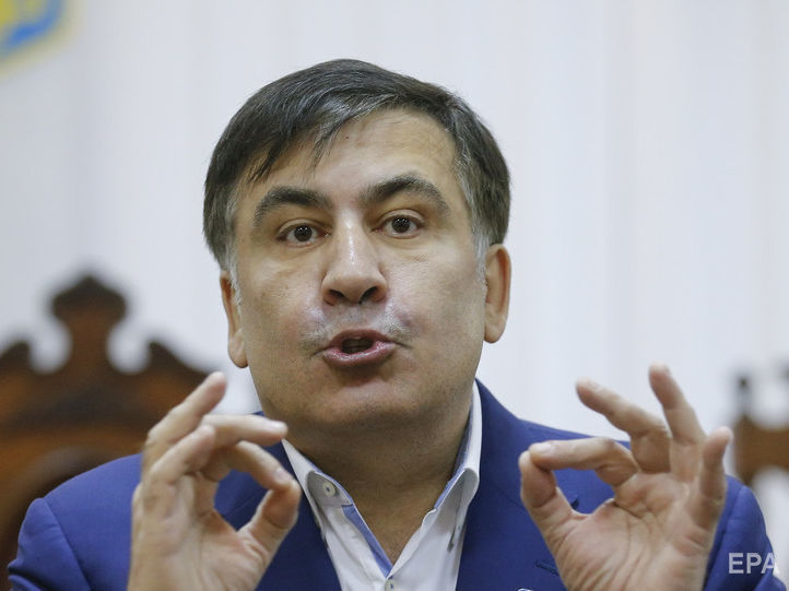 Саакашвили заявил, что его возвращение в Украину Путин рассматривает как тест для Зеленского