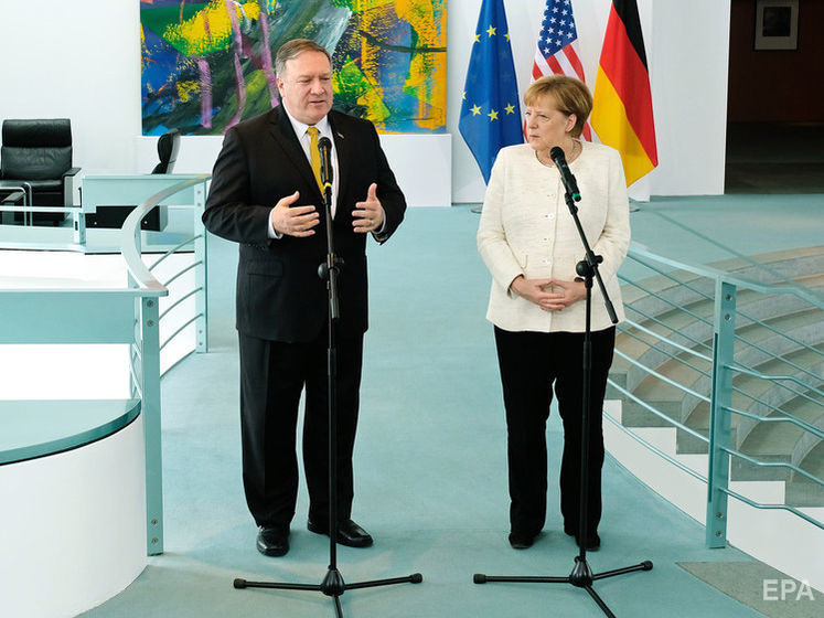 Помпео и Меркель обсудили "будущее Украины после президентских выборов"