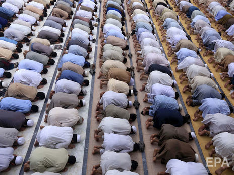 Мусульмане отпраздновали окончание Рамадана. Фоторепортаж
