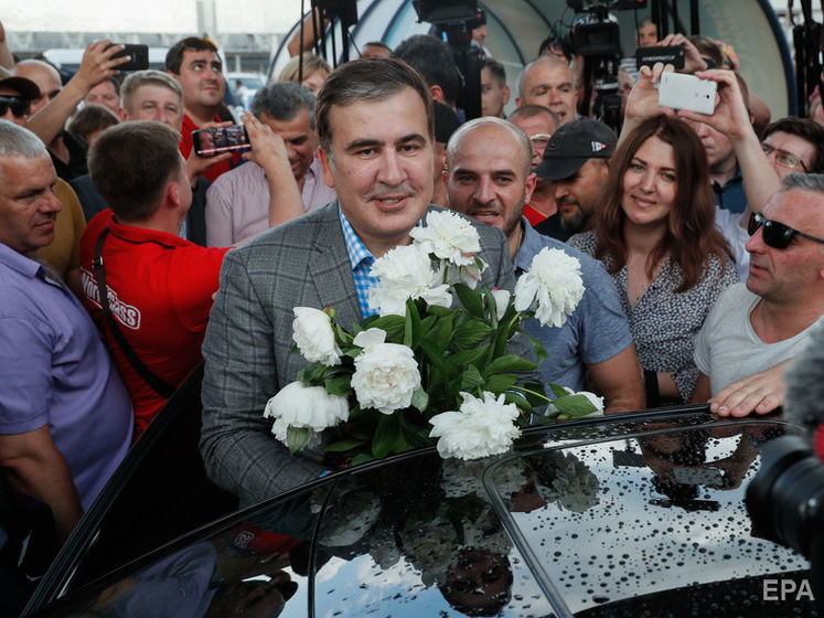 Саакашвили планирует присоединиться к партии Кличко &ndash; СМИ