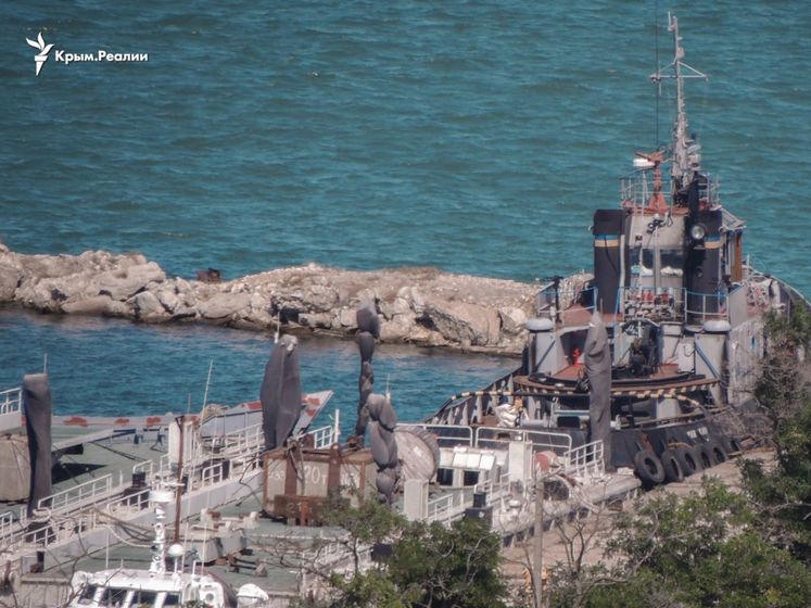 ﻿Захоплені українські військові кораблі зникли з порту Керчі