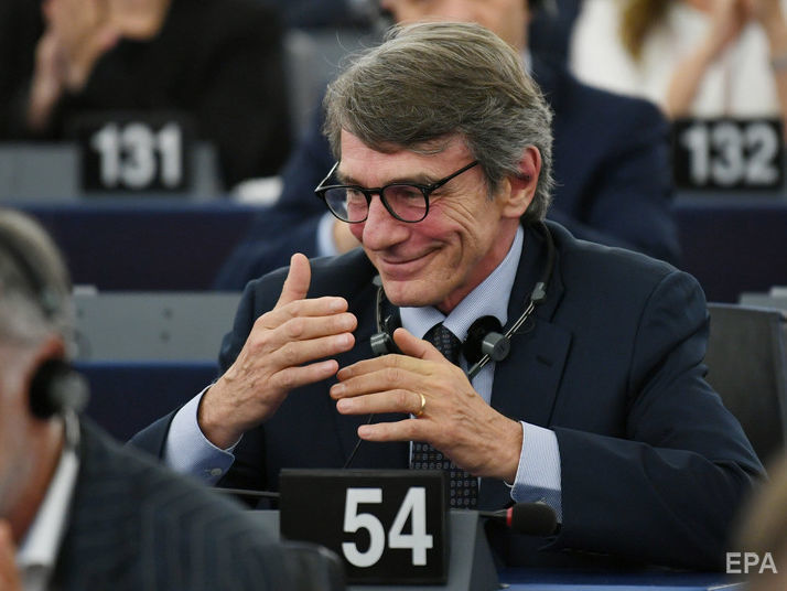 Президентом Европарламента избрали итальянца Сассоли