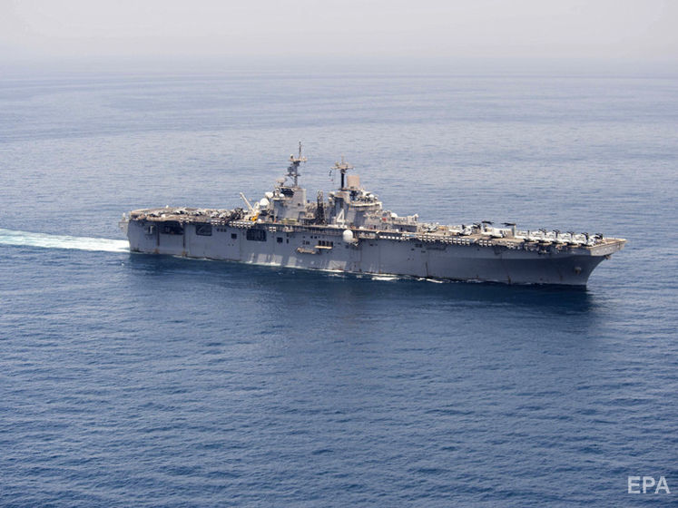 ﻿Трамп повідомив, що американський корабель збив в Ормузькій протоці безпілотник Ірану