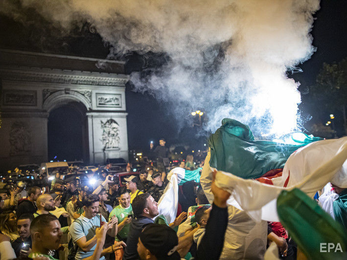 После победы Алжира в Кубке африканских наций во Франции задержали около 200 человек