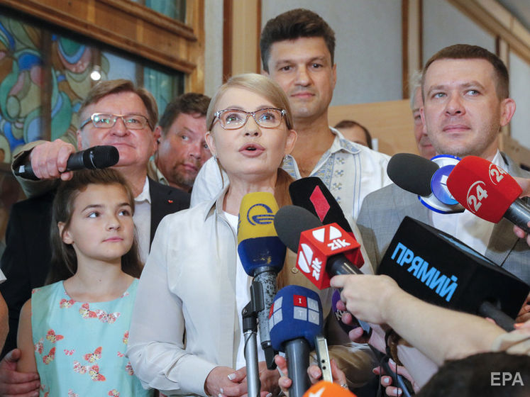 ﻿Тимошенко: "Батьківщина" готова бути в коаліції тільки зі "Слугою народу" і "Голосом"