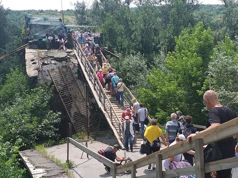 Украинская сторона СЦКК заявила о готовности с 24 июля начать демонтаж фортификационных сооружений у Станицы Луганской