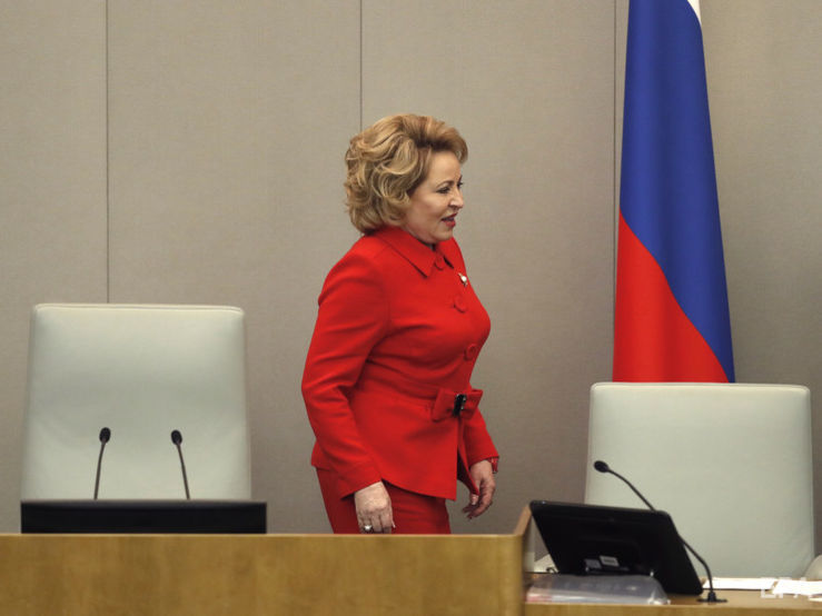 Матвиенко заявила, что рассчитывает на "возобновление межпарламентского диалога" с Верховной Радой