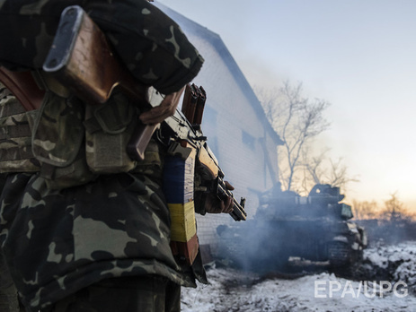 Пресс-центр АТО: Боевики обстреляли из крупнокалиберных пулеметов позиции украинских военных в районе Гранитного
