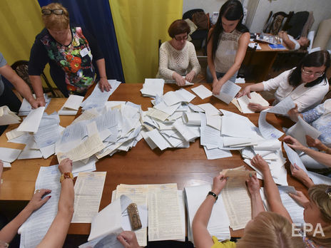Внеочередные парламентские выборы в Украине состоялись 21 июля