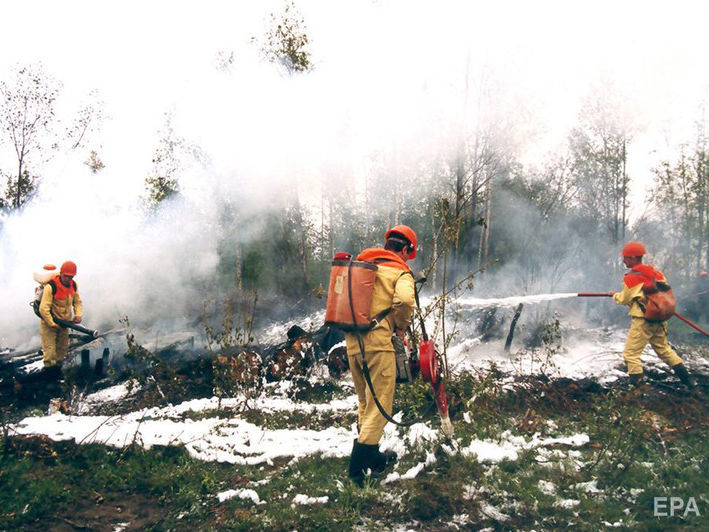 ﻿Площа лісових пожеж у Сибіру й на Далекому Сході скоротилася – МНС РФ