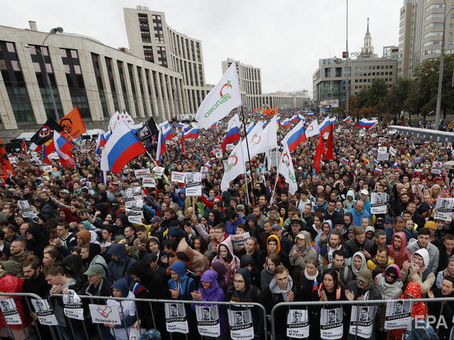 Сенцов поддержал протестующих в РФ &ndash; правозащитница