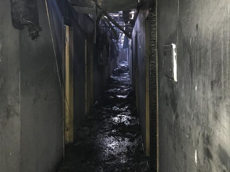 Полиция открыла уголовное производство по факту пожара в гостинице в Одессе