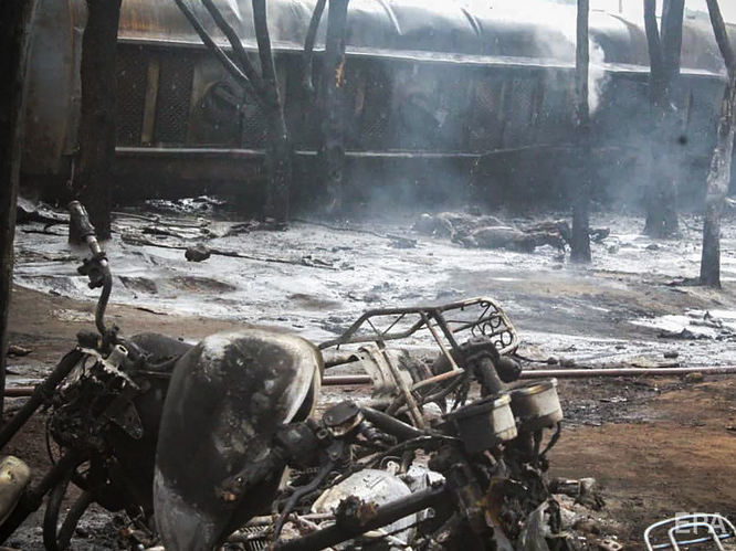 ﻿Кількість жертв вибуху бензовозу в Танзанії сягнула 95