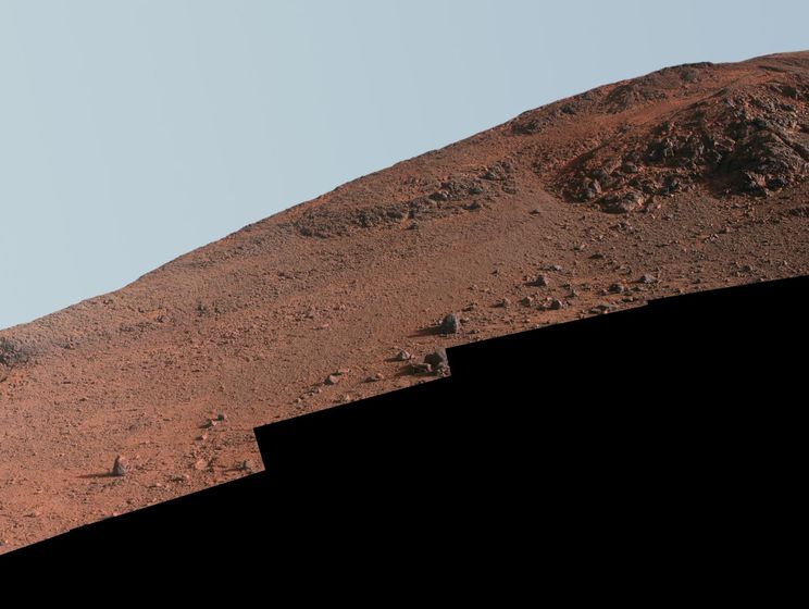 Марсоход Opportunity сделал снимок хребта Кнудсен Ридж