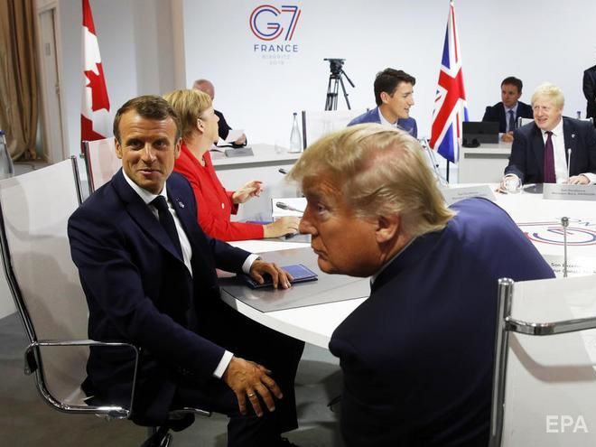 ﻿Макрон на саміті G7 запропонував Трампу дозволити Ірану продавати нафту – Bloomberg