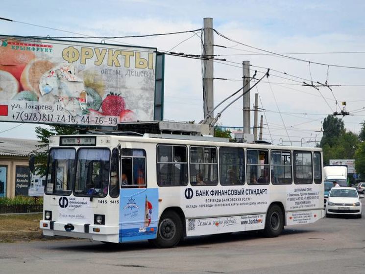 В Севастополе из-за дефицита электричества приостановили движение троллейбусов