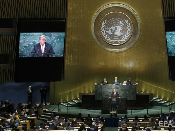 Генассамблея ООН внесла в повестку дня вопрос о ситуации в оккупированных районах Украины