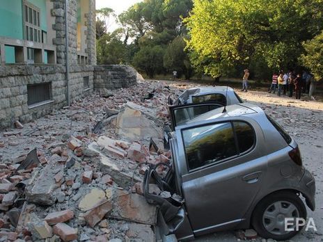 В Албании произошло землетрясение магнитудой 5,8, есть пострадавшие
