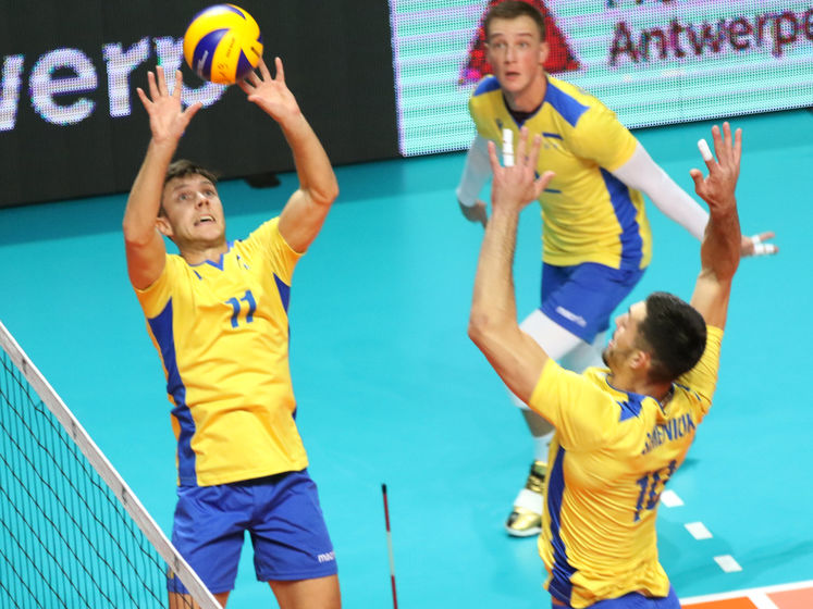 Сборная Украины по волейболу уступила Сербии в 1/4 финала чемпионата Европы
