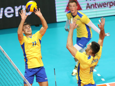 ﻿Збірна України з волейболу поступилася Сербії в 1/4 фіналу чемпіонату Європи
