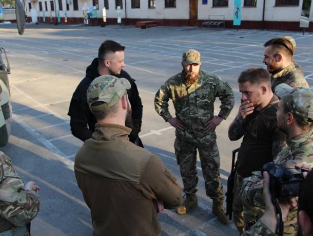 Cпикер полка "Азов" Дяченко: Бойцы прибыли в Одессу на антитеррористические учения