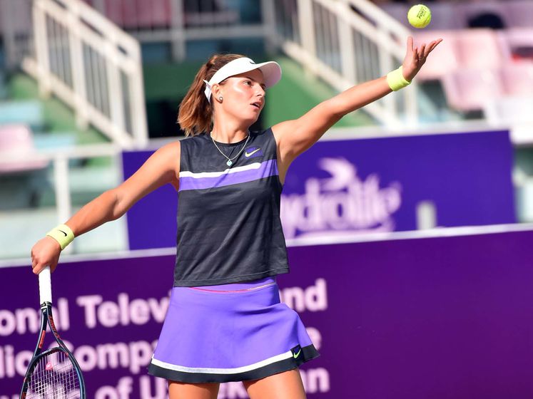 Украинка Завацкая проиграла в полуфинале теннисного турнира в Ташкенте