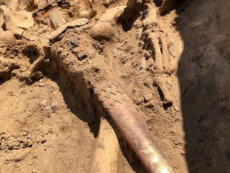 ﻿У Запорізькій області археологи виявили нерозграбоване поховання скіфського воїна. Фоторепортаж