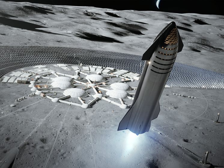 ﻿Маск показав прототип зорельота Starship. Відео